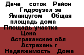 Дача 12 соток › Район ­ Гидроузел(за Яманцугом) › Общая площадь дома ­ 20 › Площадь участка ­ 1 200 › Цена ­ 500 000 - Астраханская обл., Астрахань г. Недвижимость » Дома, коттеджи, дачи продажа   